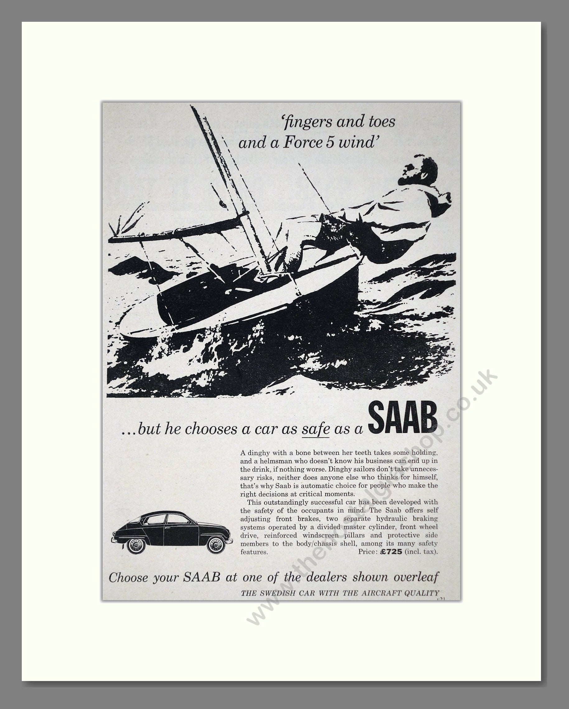 Saab - Sailor. Vintage Advert 1964 (ref AD64204)