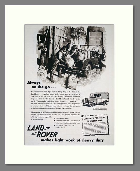 Land Rover. Original Advert 1955 (ref AD303853)
