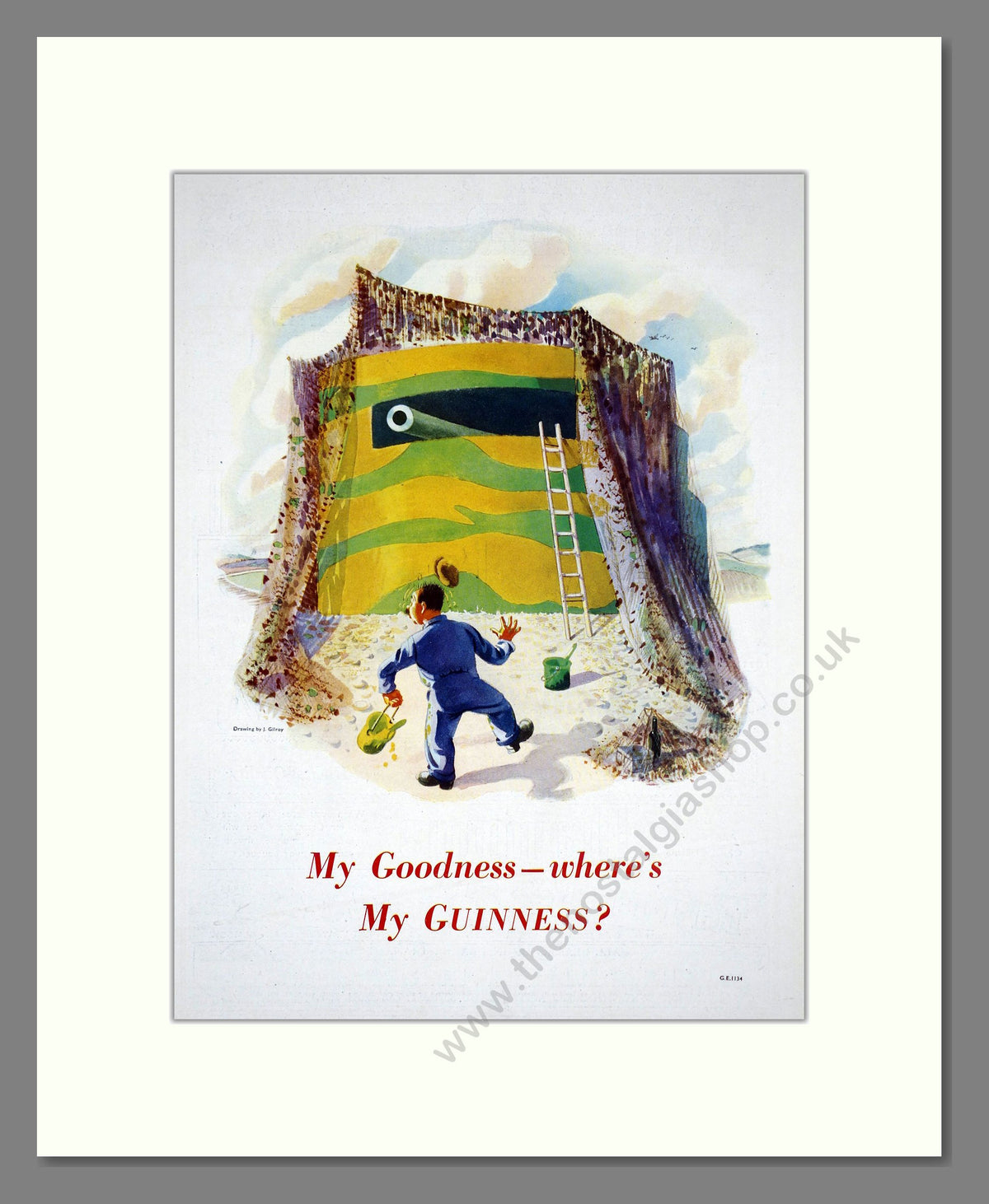 Guinness 1943 Large Original Advert (ref AD303854)