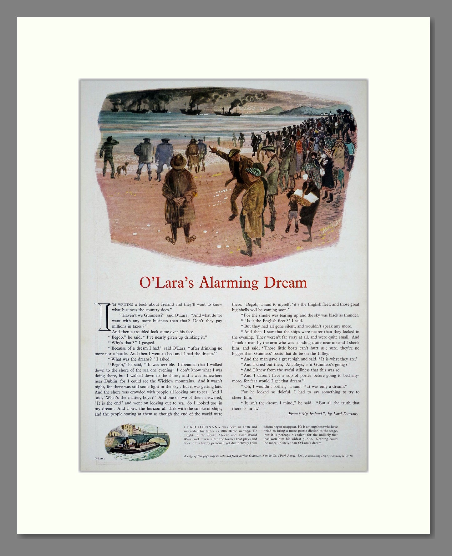 Guinness 1955 Large Original Advert (ref AD303860)