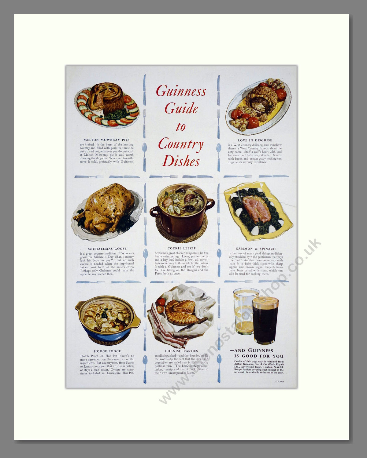 Guinness 1953 Large Original Advert (ref AD303861)