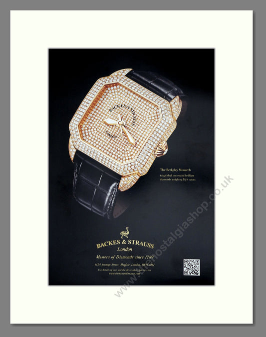 Backes And Strauss - Berkeley Monarch. Vintage Advert 2012 (ref AD303497)
