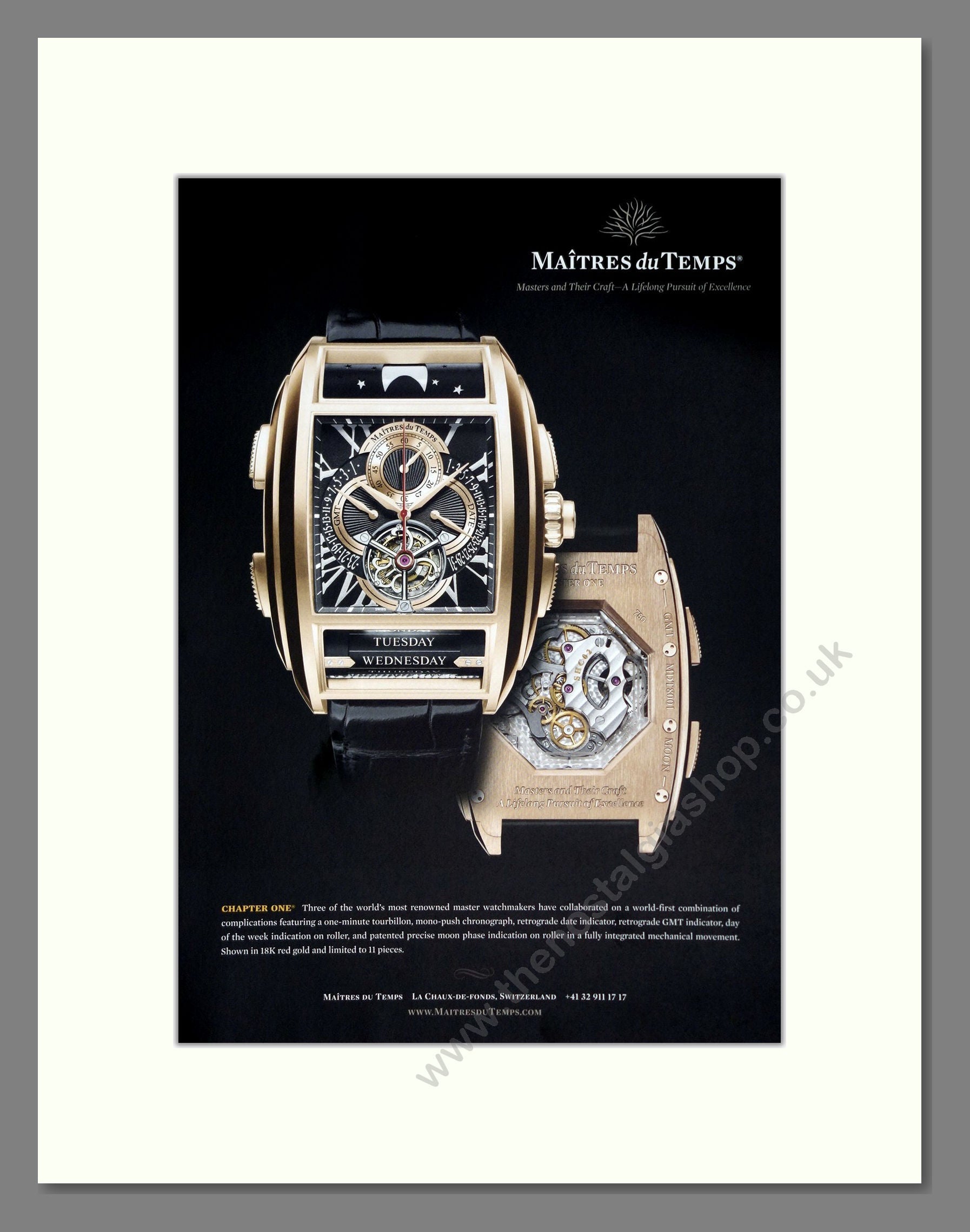 Maitres Du Temps - Chapter One. Vintage Advert 2012 (ref AD303501)