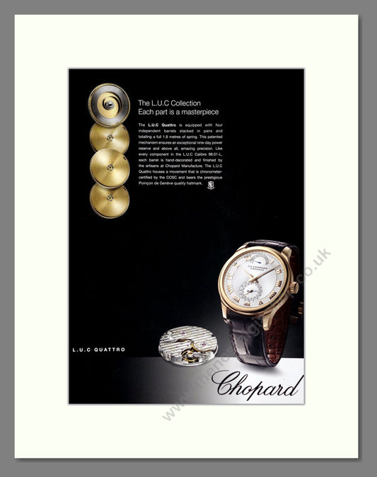 Chopard - LUC Quattro. Vintage Advert 2013 (ref AD303506)