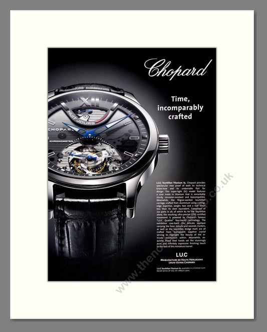 Chopard - LUC Tourbillon. Vintage Advert 2009 (ref AD303514)
