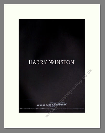 Harry Winston - Dual Time Zone (Double Advert). Vintage Advert 2010 (ref AD303528)