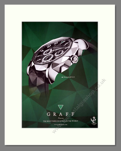 Graff - Chronograff (Double Advert). Vintage Advert 2009 (ref AD303535)