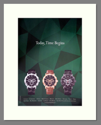 Graff - Chronograff (Double Advert). Vintage Advert 2009 (ref AD303535)