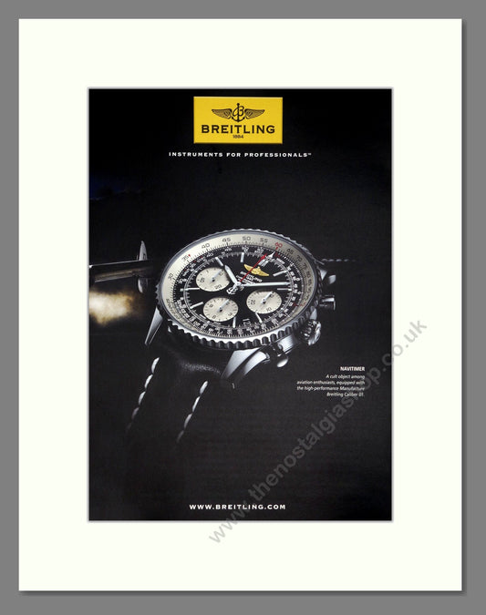 Breitling - Super Constellation (Double Advert). Vintage Advert 2011 (ref AD303537)