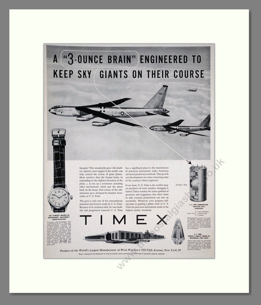 Timex - Marlin. Vintage Advert 1954 (ref AD303542)