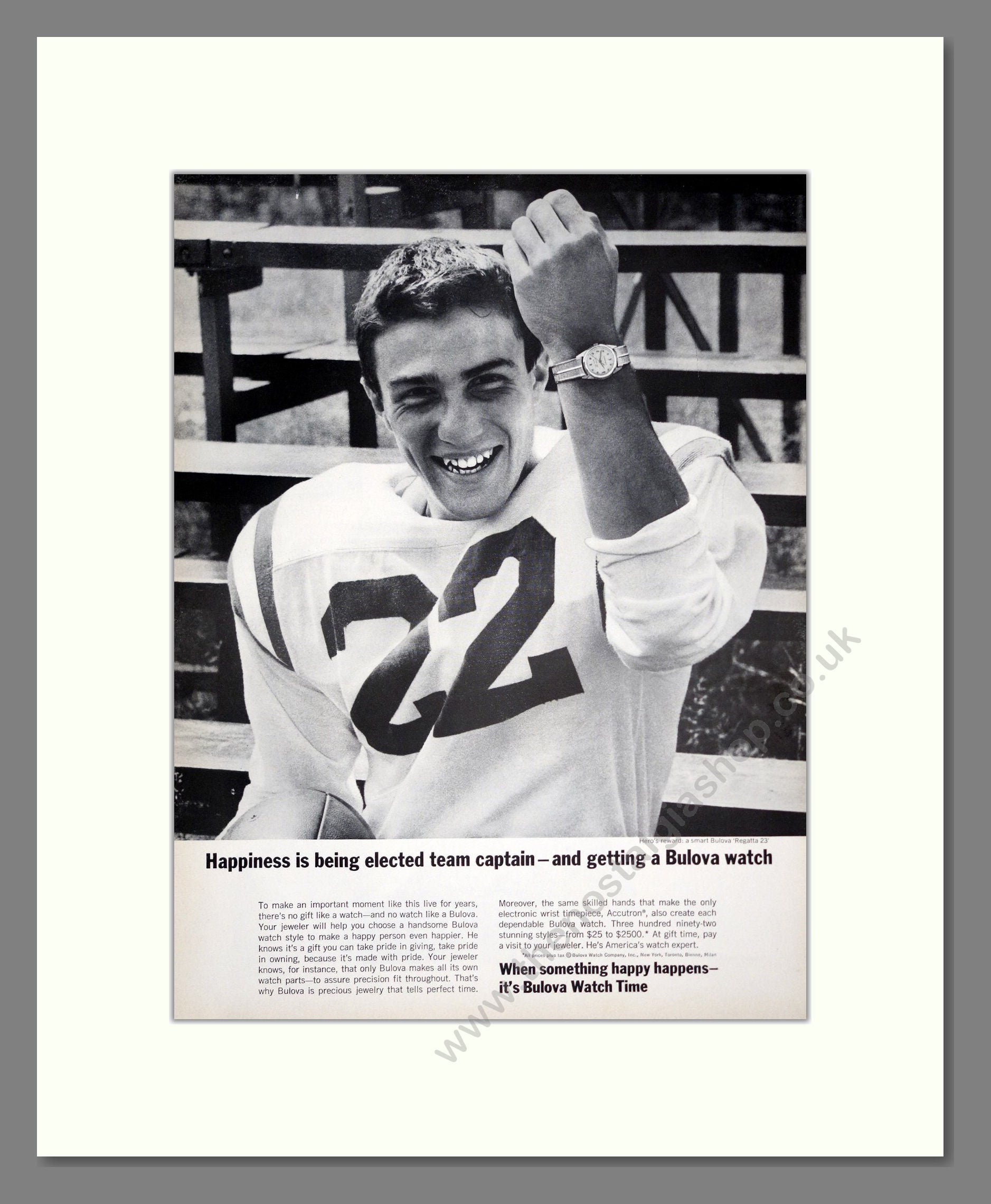 Bulova - Happiness. Vintage Advert 1972 (ref AD303553)