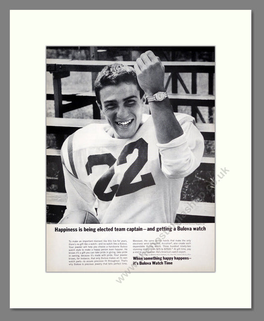 Bulova - Happiness. Vintage Advert 1972 (ref AD303553)