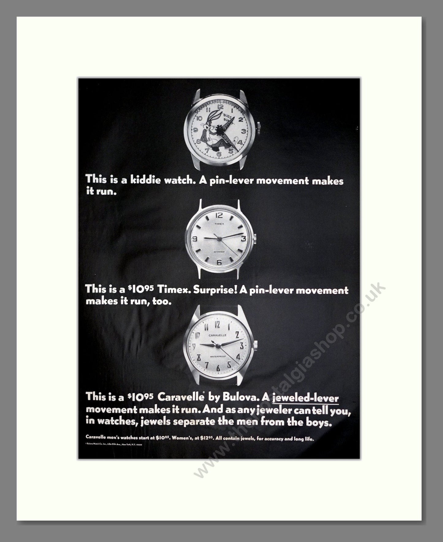 Bulova - Caravelle. Vintage Advert 1968 (ref AD303555)