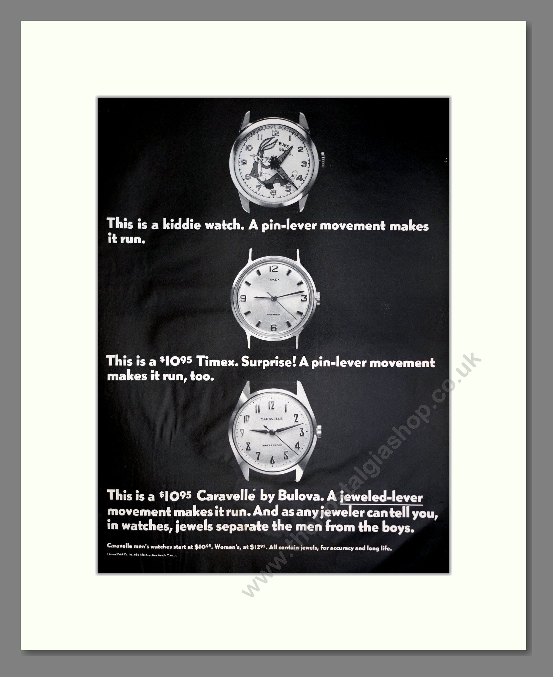 Bulova - Caravelle. Vintage Advert 1968 (ref AD303555)