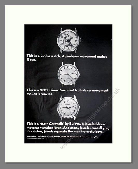 Bulova - Caravelle. Vintage Advert 1968 (ref AD303555)