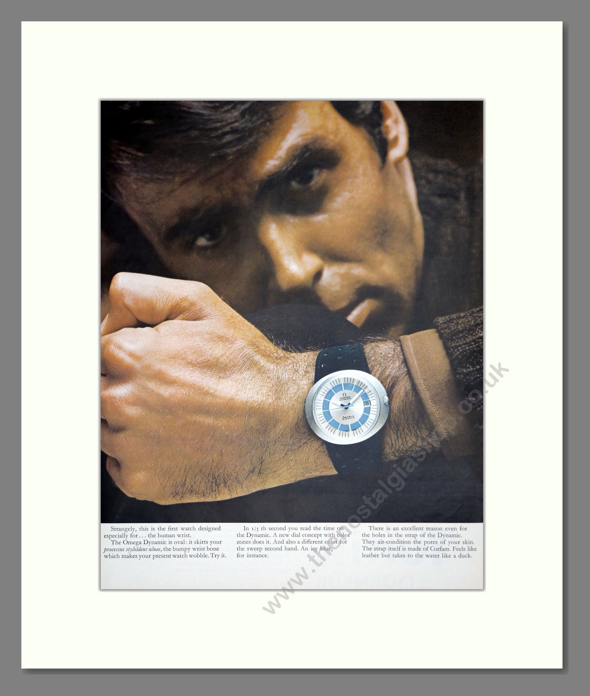 Omega - Dynamic. Vintage Advert 1969 (ref AD303564)