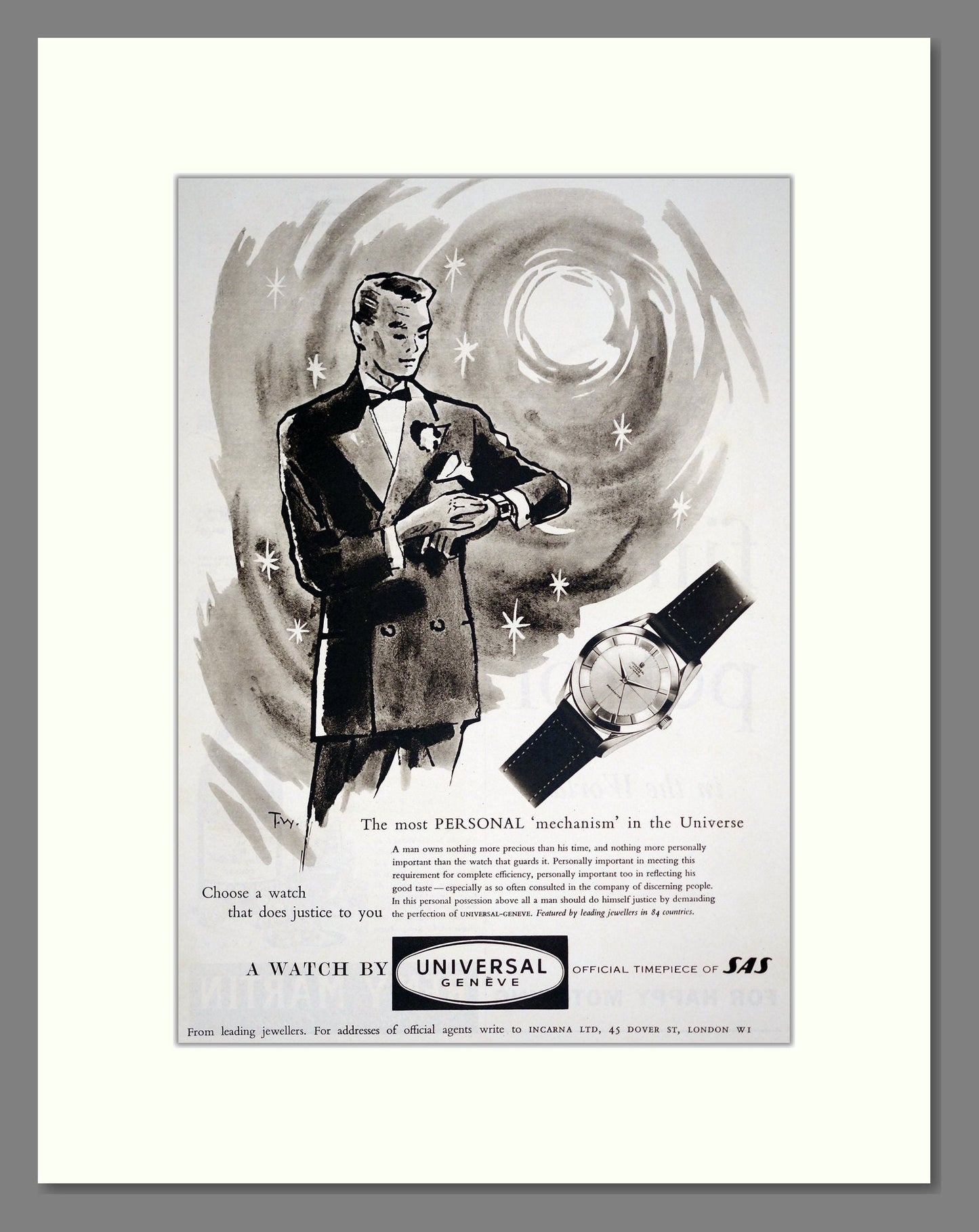 Universal - Most Personal Mechanism In The Universe. Vintage Advert 1955 (ref AD303611)