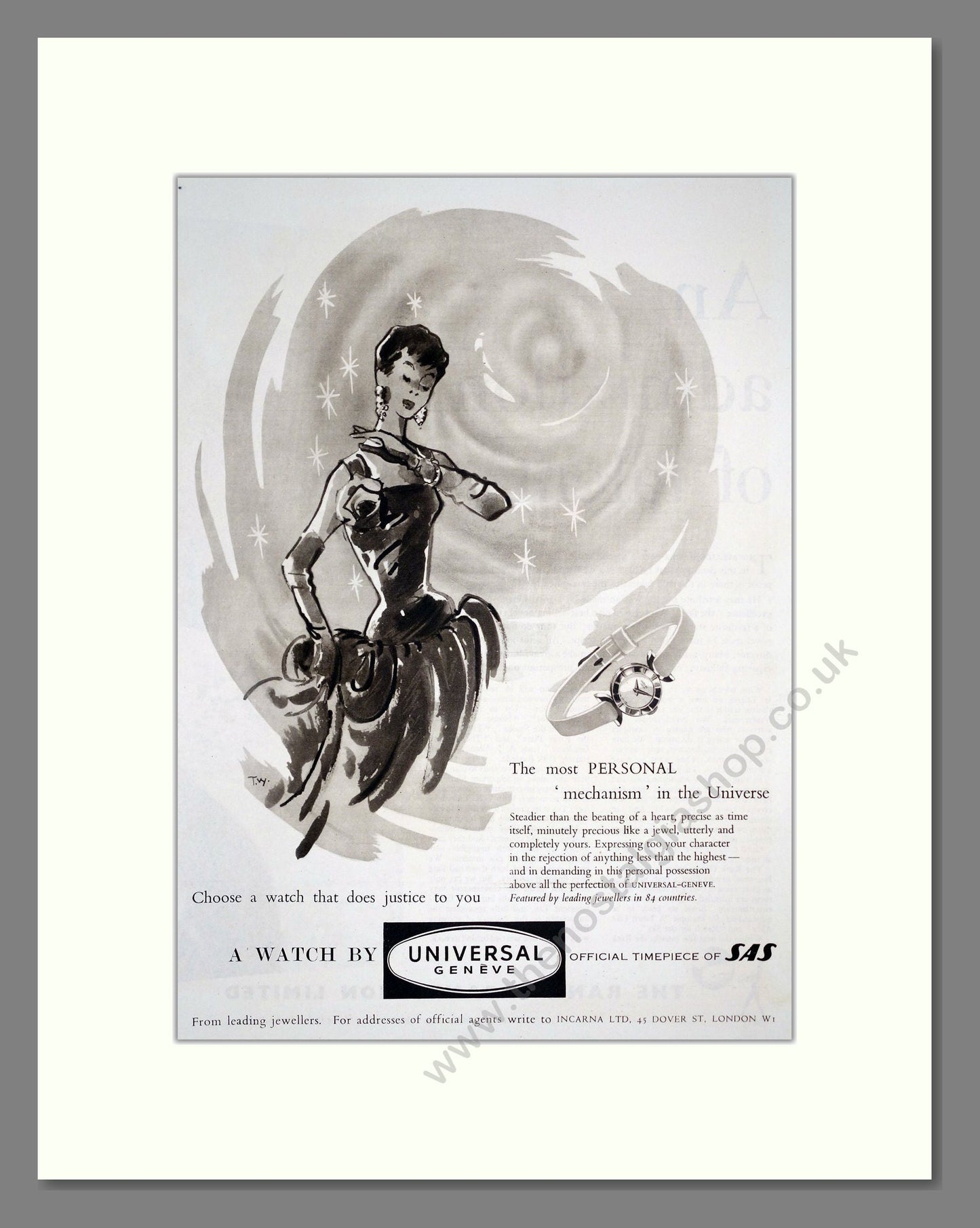 Universal - Most Personal Mechanism In The Universe. Vintage Advert 1956 (ref AD303612)