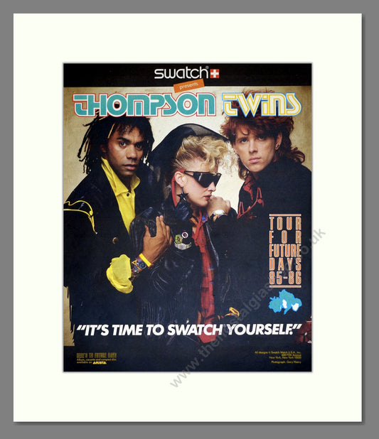 Swatch - Thompson Twins. Vintage Advert 1986 (ref AD303619)