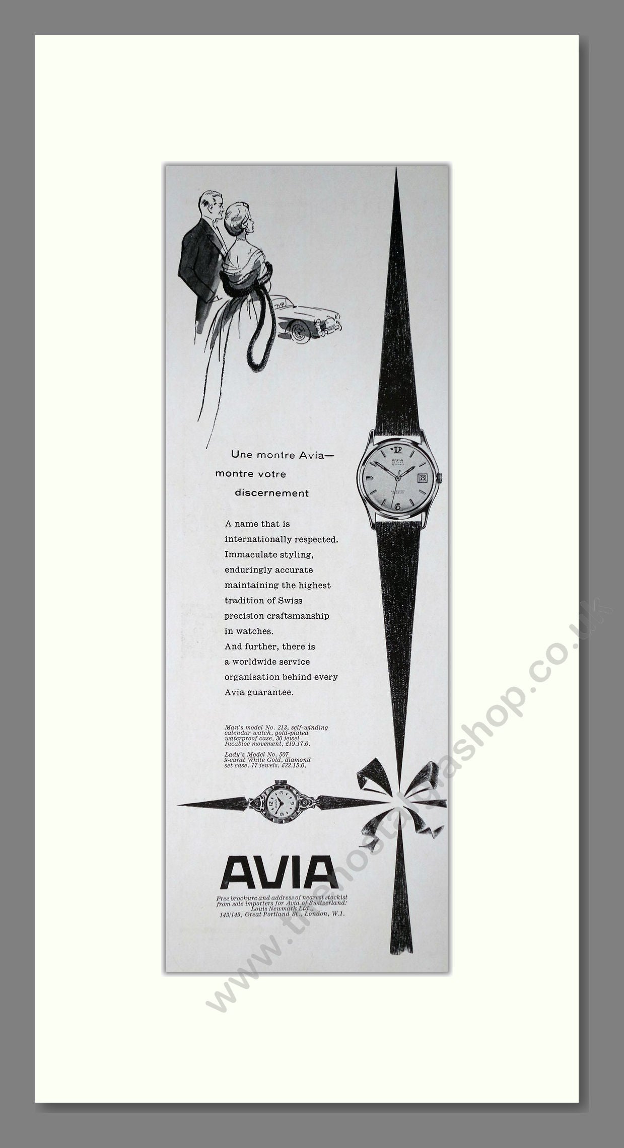 Avia - 213 and 507. Vintage Advert 1961 (ref AD201553)