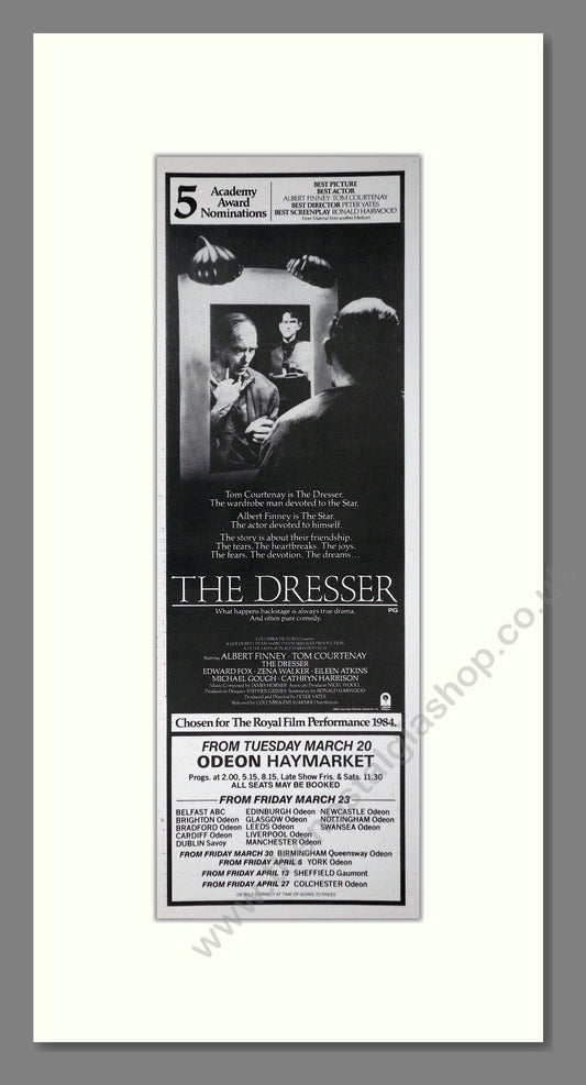 The Dresser. Original Advert 1984 (ref AD400176)
