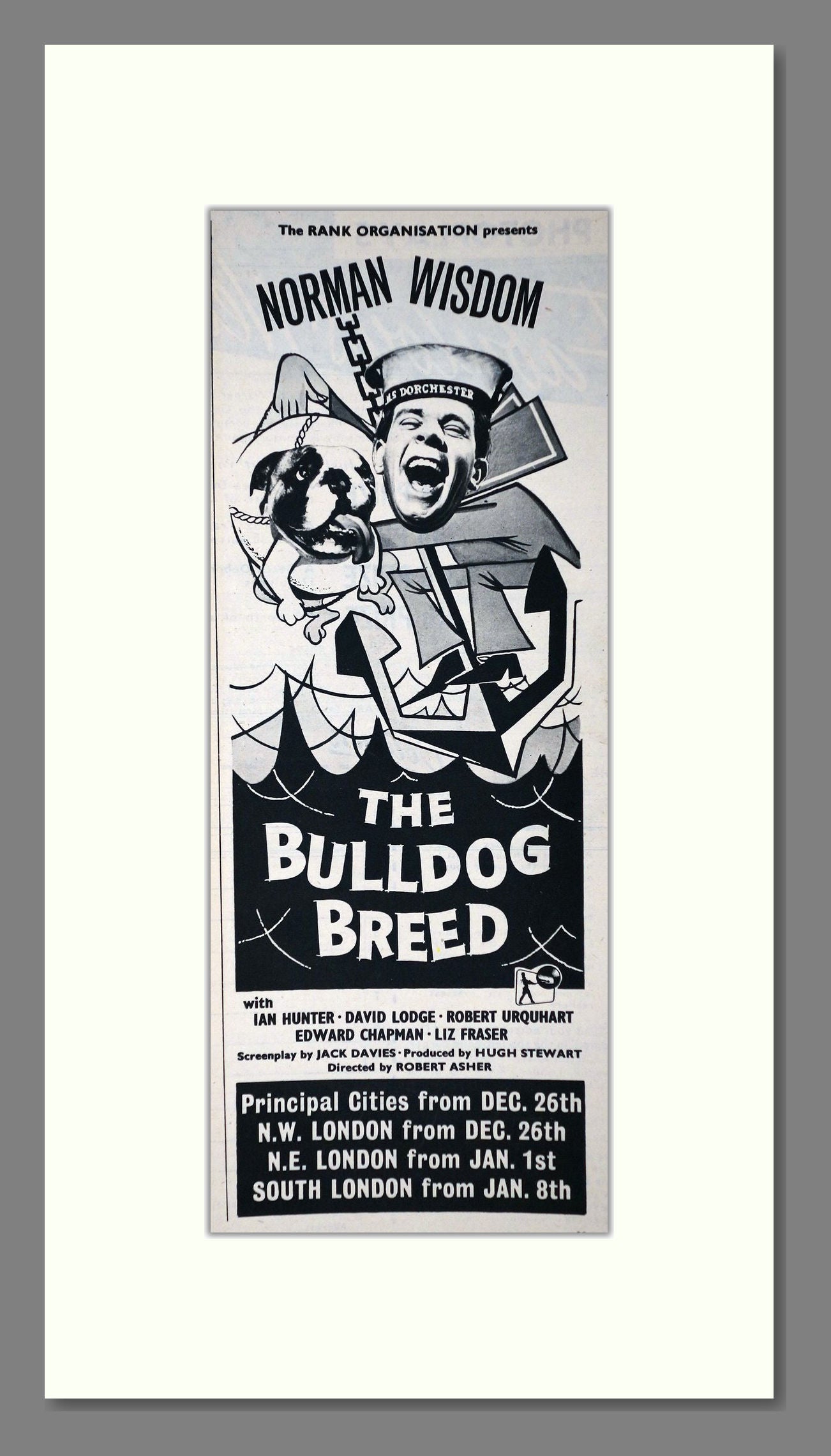 Bulldog Breed (The) Norman Wisdom. Original Advert 1961 (ref AD400197)