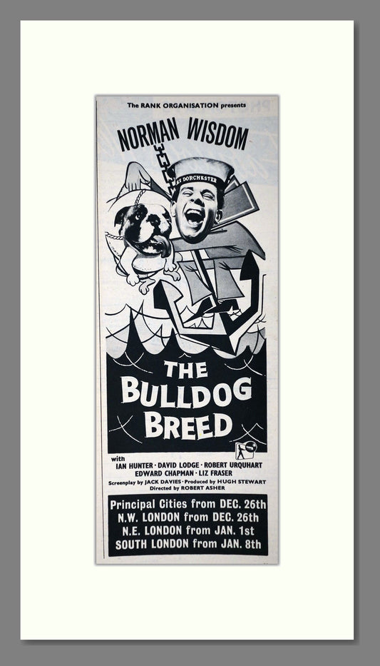 Bulldog Breed (The) Norman Wisdom. Original Advert 1961 (ref AD400197)