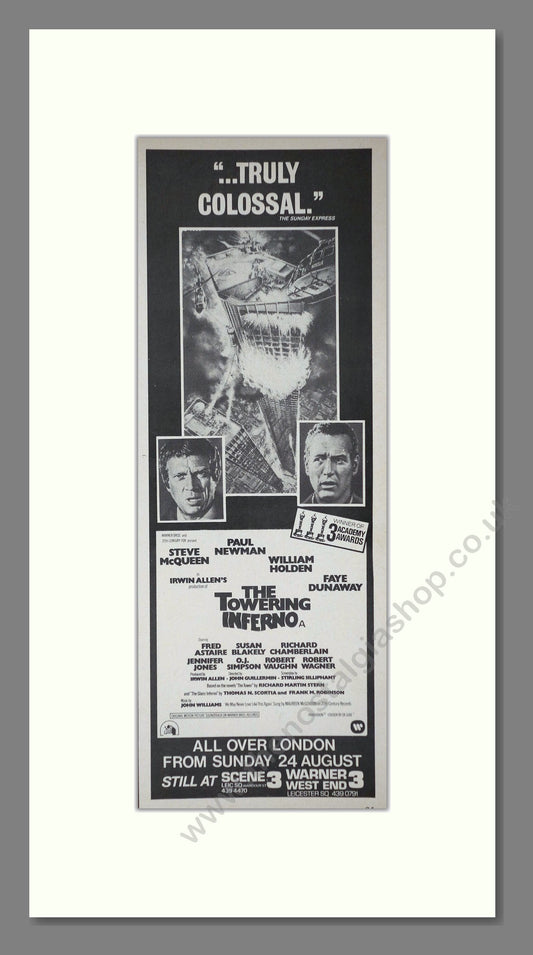 The Towering Inferno. Original Advert 1975 (ref AD400203)