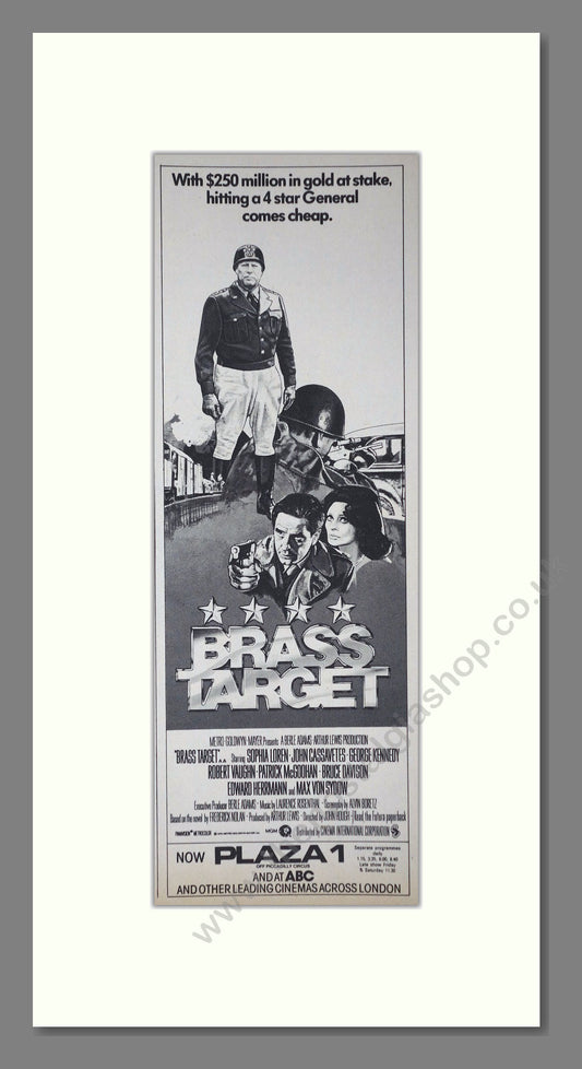 Brass Target. Original Advert 1979 (ref AD400212)