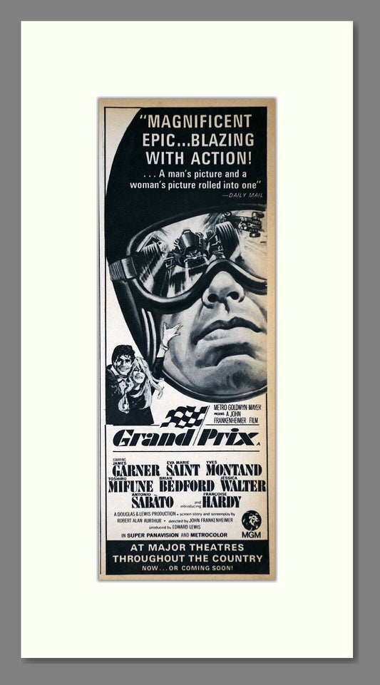 Grand Prix. Original Advert 1967 (ref AD400220)