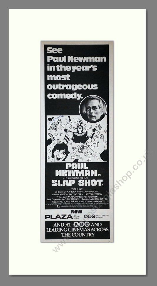 Slap Shot. Original Advert 1977 (ref AD400224)
