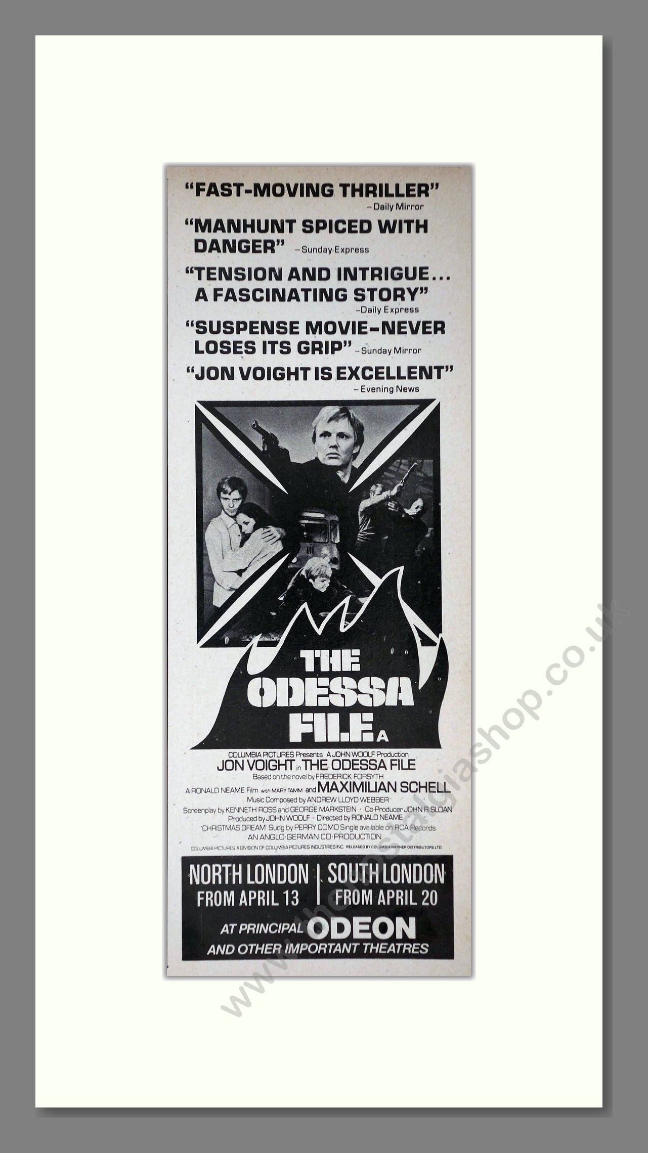 Odessa File (The). Original Advert 1975 (ref AD400266)