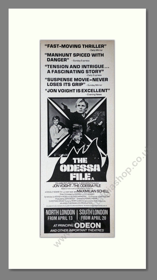 Odessa File (The). Original Advert 1975 (ref AD400266)