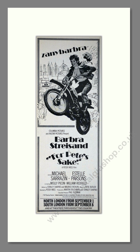 For Pete's Sake. Original Advert 1974 (ref AD400275)