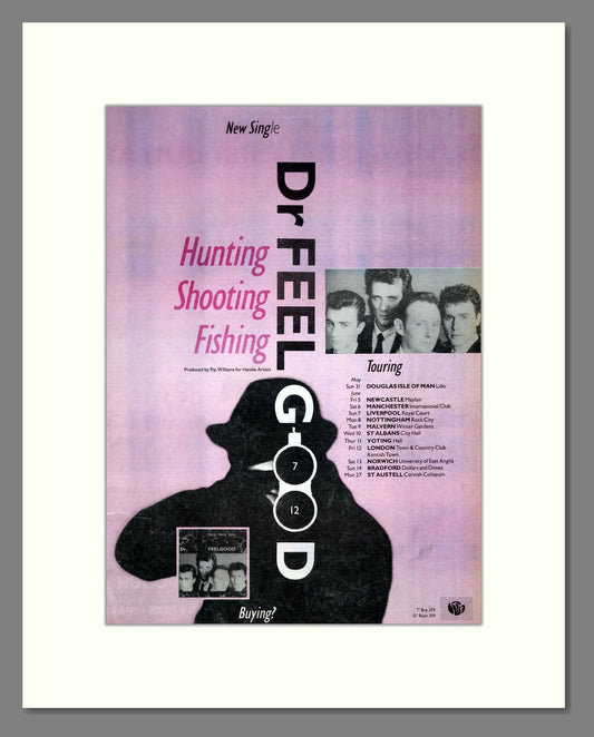 Dr Feelgood - Hunting Shooting Fishing. Vintage Advert 1987 (ref AD20803)