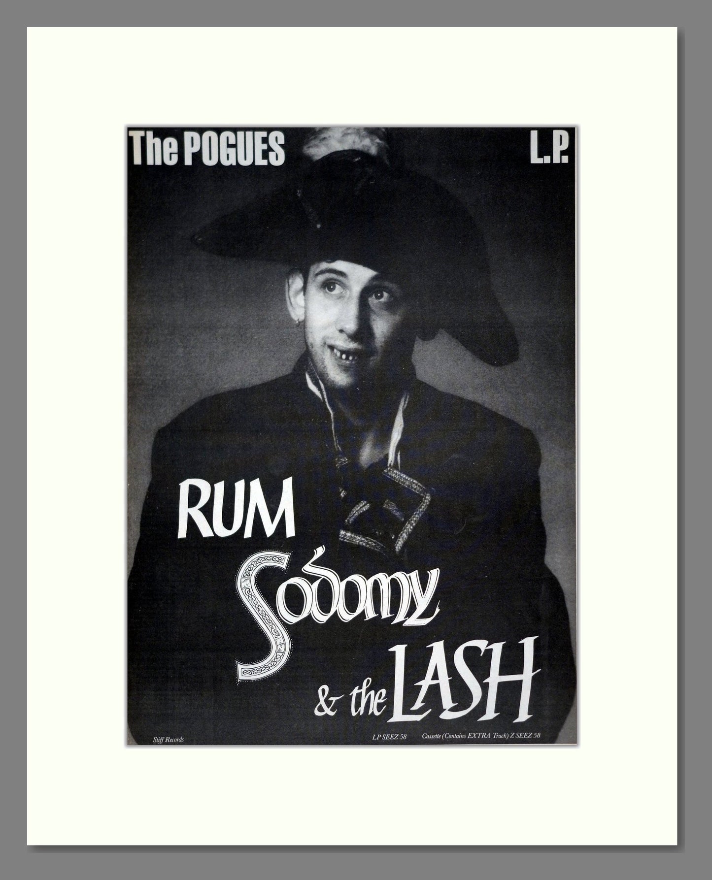 Pogues (The) - Rum Sodomy And The Lash. Vintage Advert 1985 (ref AD20804)