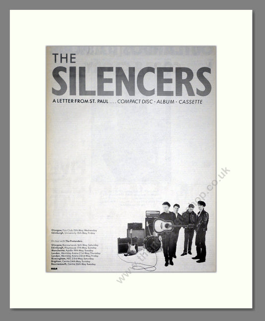 Silencers (The) - A Letter From St Paul. Vintage Advert 1987 (ref AD20862)