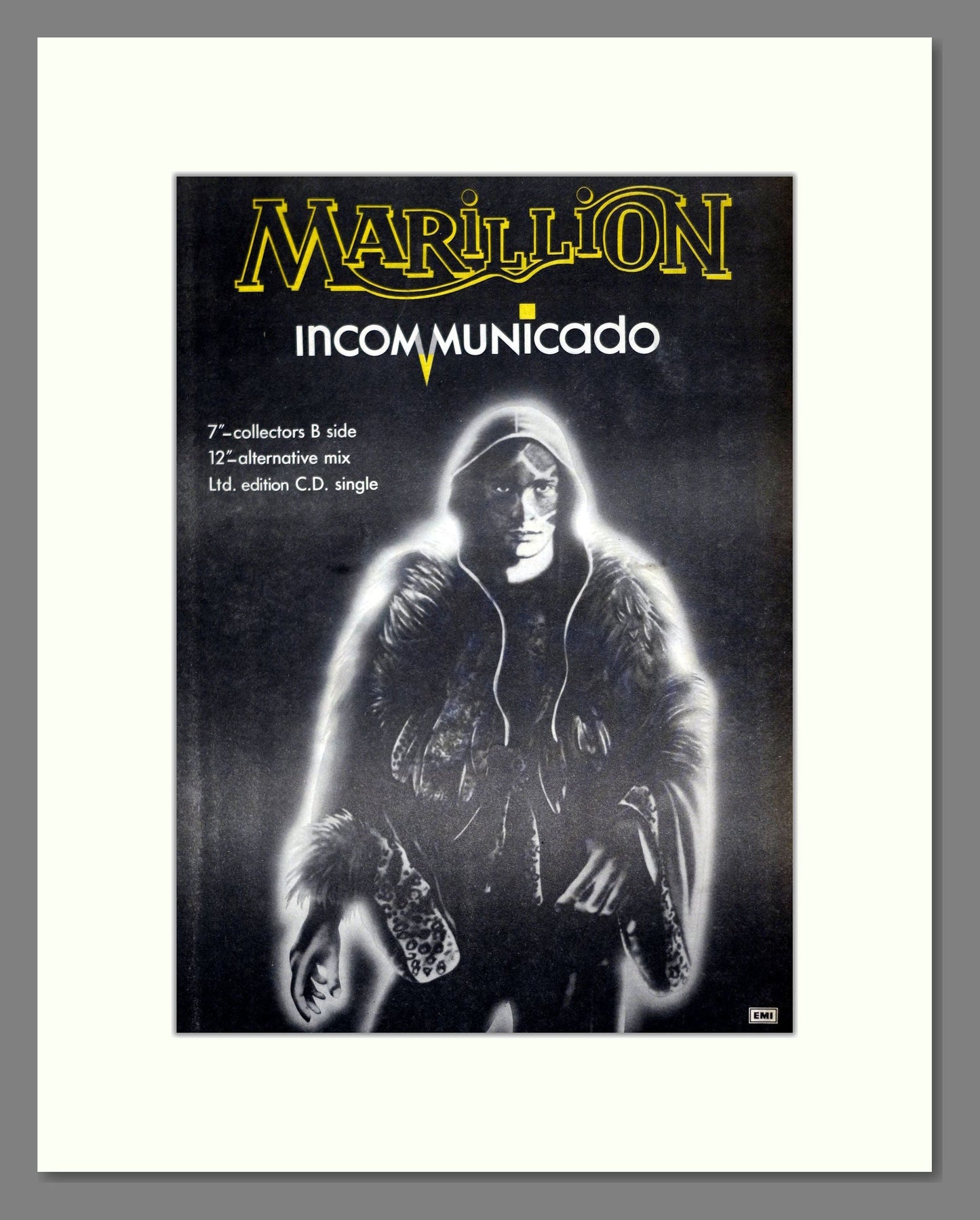 Marillion - Incommunicado. Vintage Advert 1987 (ref AD20864)