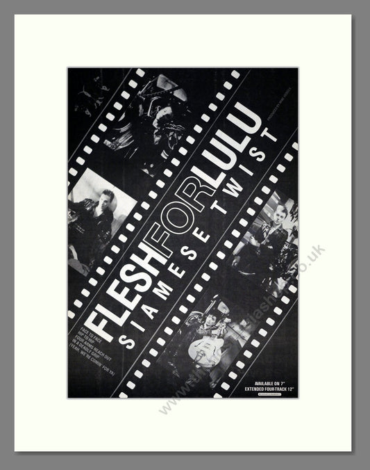 Flesh For Lulu - Siamese Twist. Vintage Advert 1987 (ref AD20871)