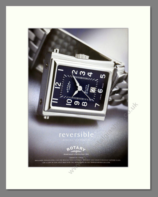 Rotary - Reversible. Vintage Advert 2002 (ref AD64317)