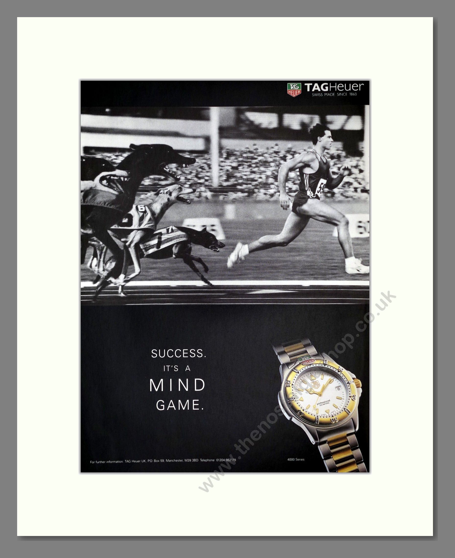 Tag Heuer - 4000 Series. Vintage Advert 1996 (ref AD64322)