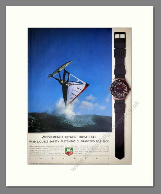 Tag Heuer - Double Safety Fastening. Vintage Advert 1987 (ref AD64323)