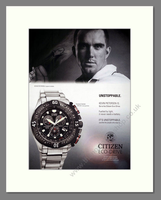 Citizen - Eco Drive. Vintage Advert 2007 (ref AD64330)