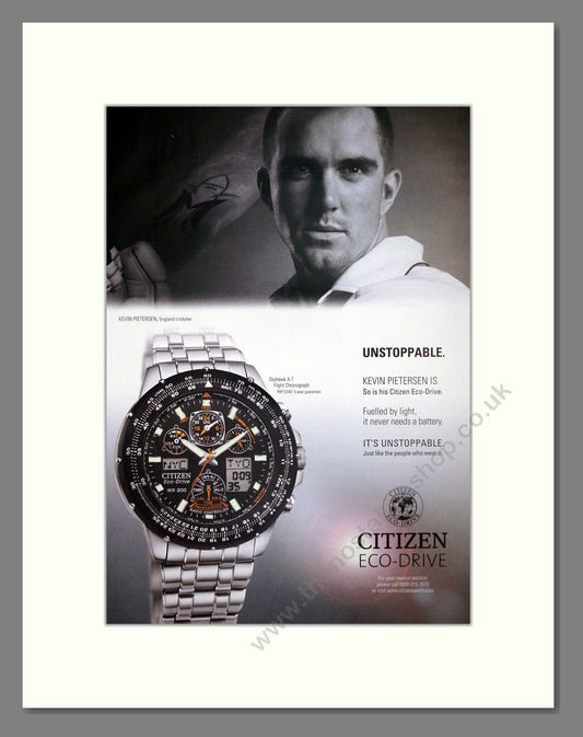 Citizen - Eco Drive. Vintage Advert 2007 (ref AD64332)