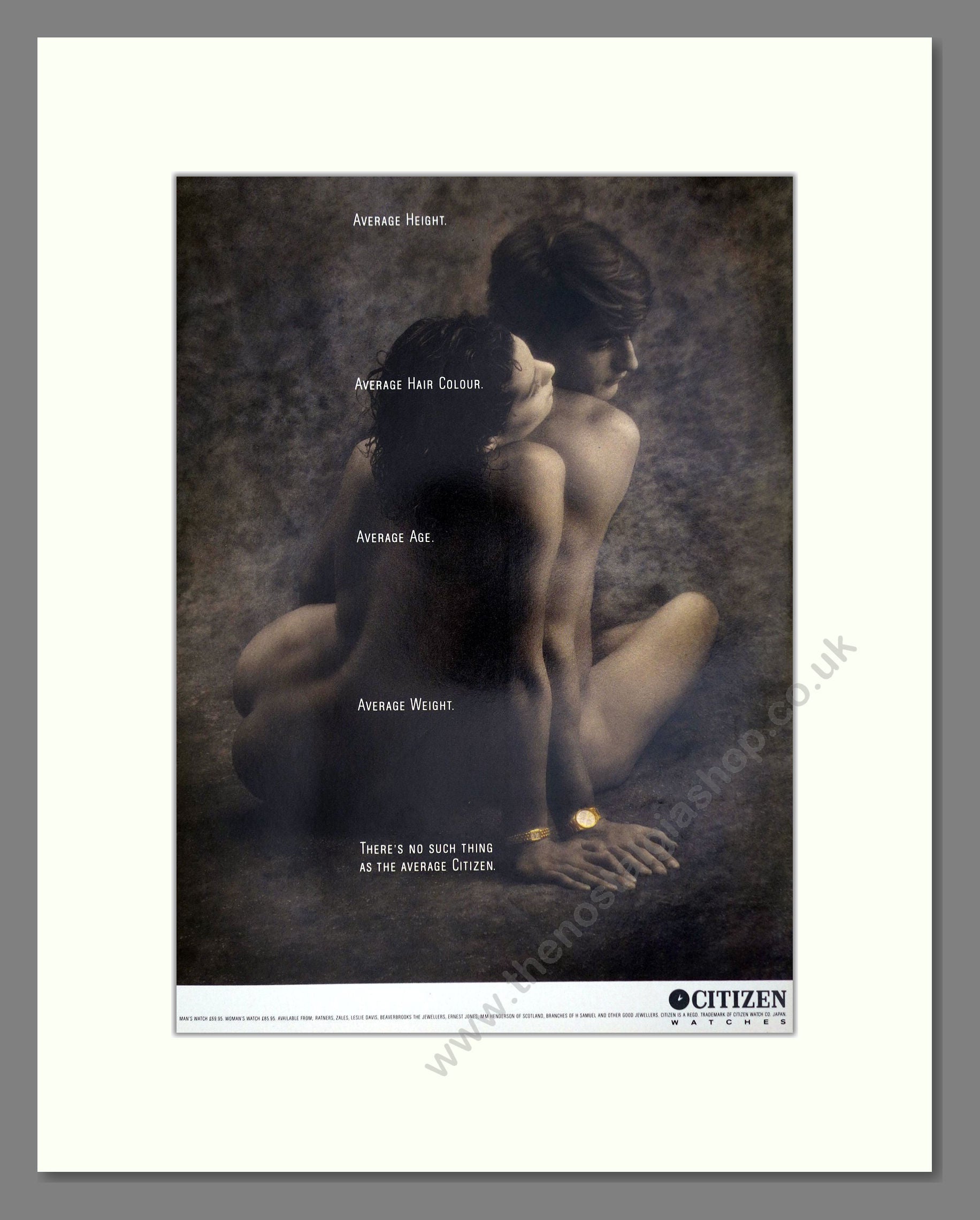 Citizen - Various Watches. Vintage Advert 1987 (ref AD64333)