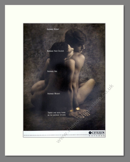 Citizen - Various Watches. Vintage Advert 1987 (ref AD64333)