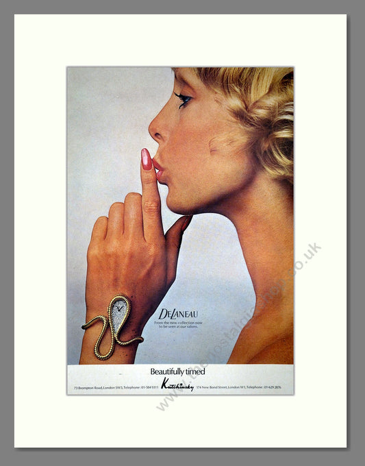 DeLaneau - At Kutchinsky. Vintage Advert 1972 (ref AD64344)