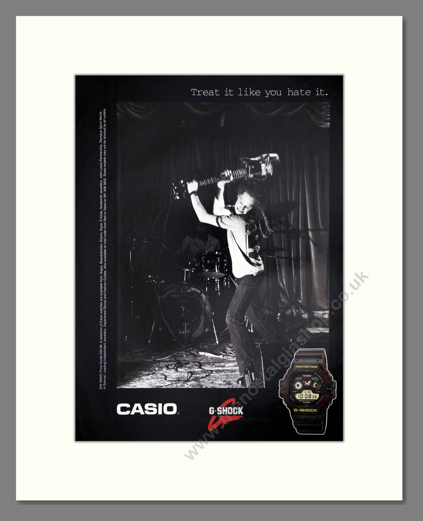 Casio - G-Shock. Vintage Advert 1994 (ref AD64361)