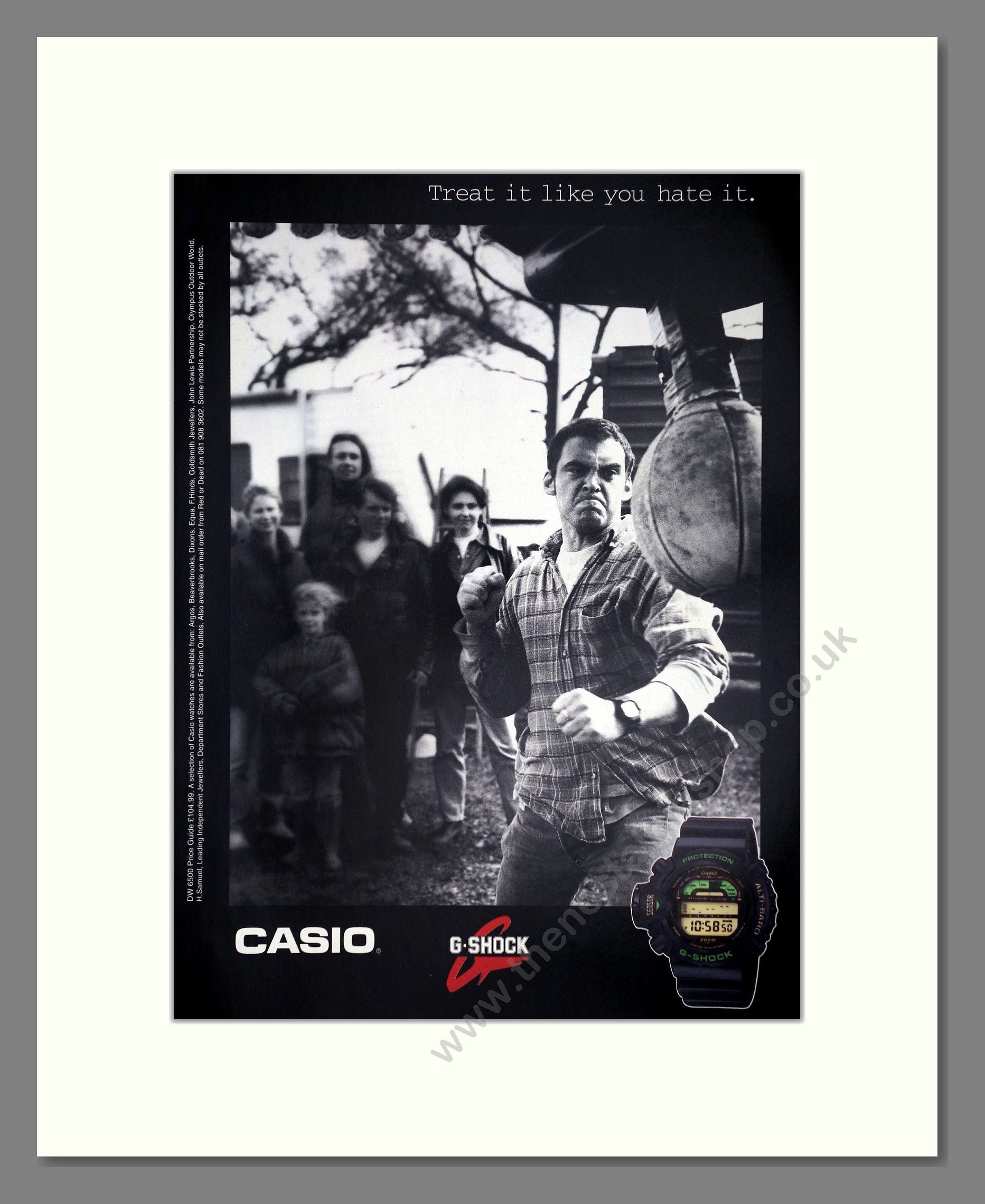 Casio - G-Shock. Vintage Advert 1994 (ref AD64362) – The Nostalgia Shop