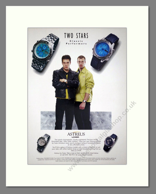Casio - Astreus. Vintage Advert 1996 (ref AD64368)